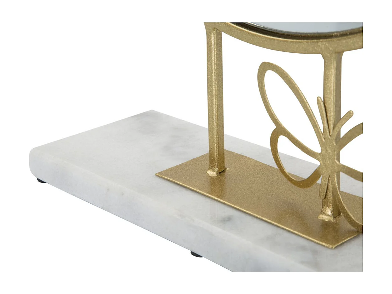 Lustro w Ramie MF504, Złoto, 30x9x39,5 cm, Seven Design