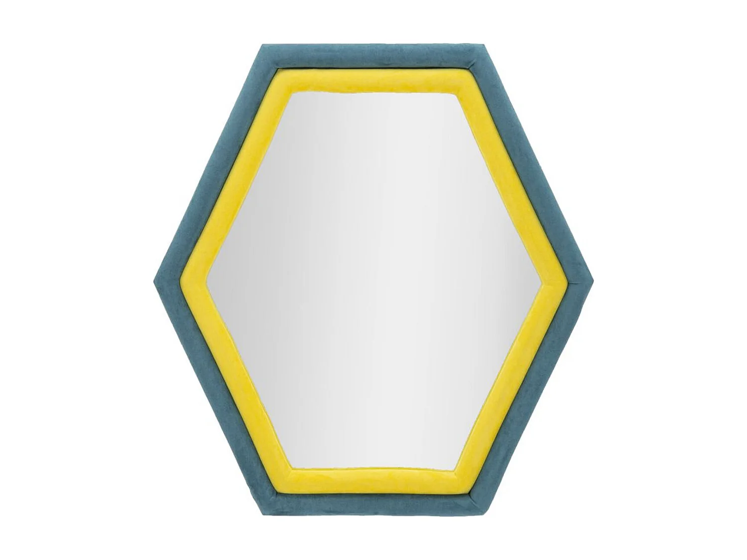 Lustro w Ramie Hexagon, Wielokolorowy, 75x4x80 cm, Seven Design