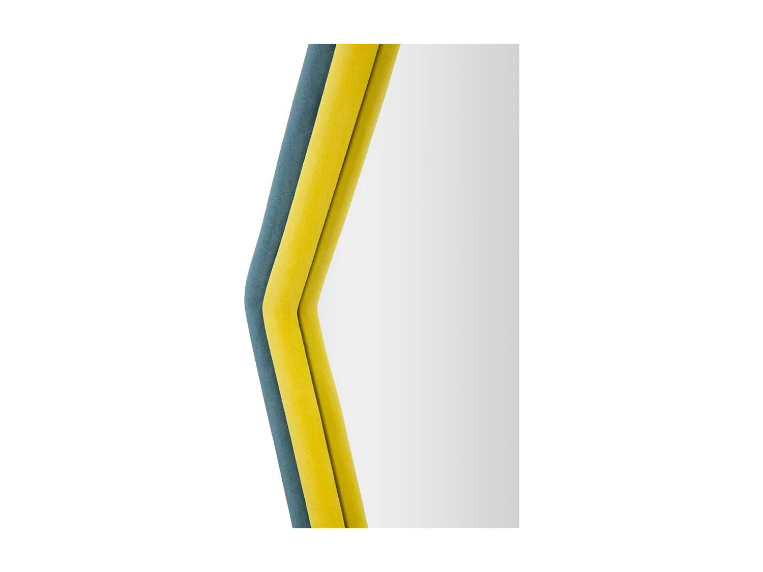 Lustro w Ramie Hexagon, Wielokolorowy, 75x4x80 cm, Seven Design