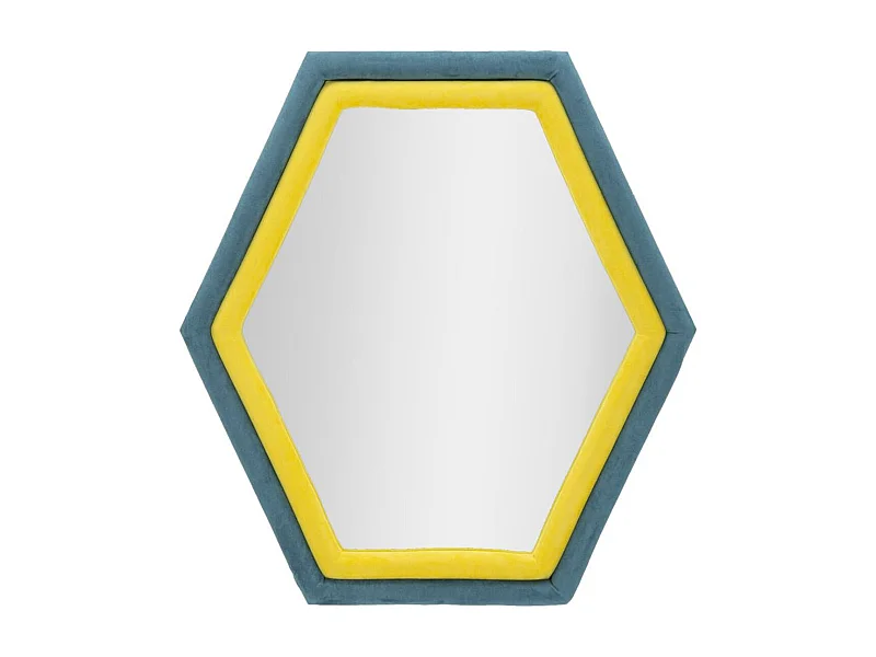 Lustro w Ramie Hexagon, Wielokolorowy, 75x4x80 cm, Seven Design
