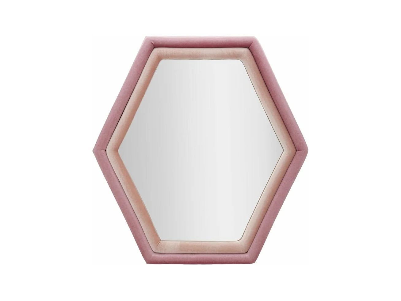 Miroir avec Cadre Hexagone 1, Multicouleur, 75x4x80 cm, Epikasa
