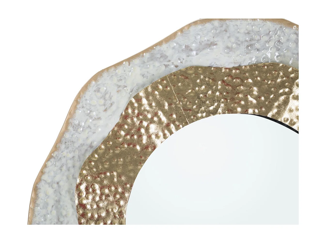 Miroir avec Cadre MF503, Or, 54,5x4,5x54,5 cm, Seven Design