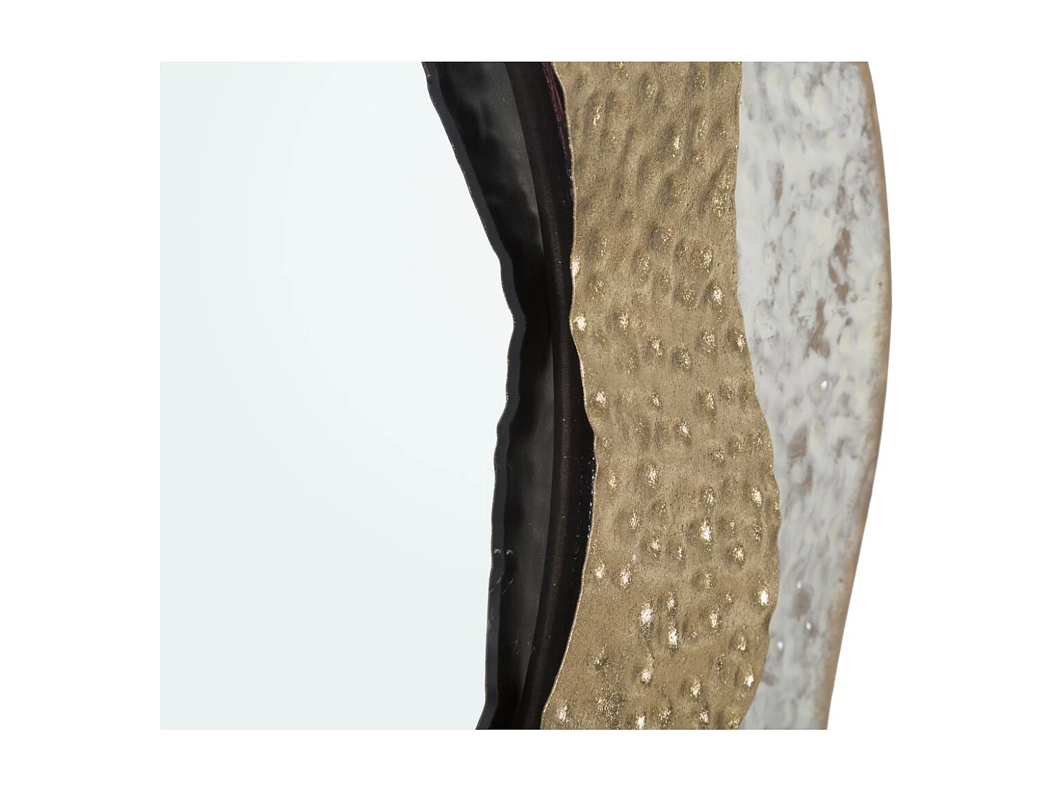 Miroir avec Cadre MF503, Or, 54,5x4,5x54,5 cm, Seven Design