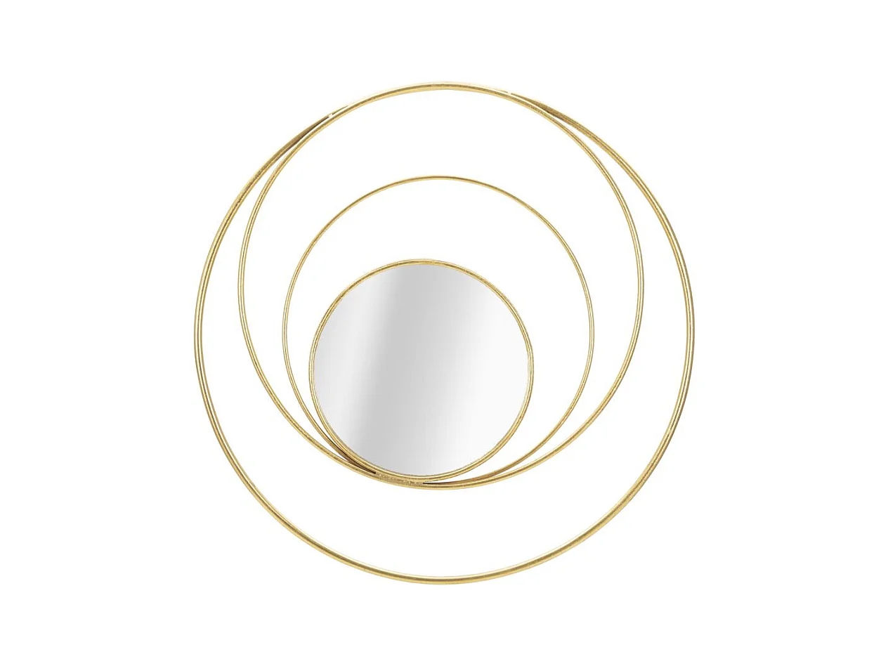 Miroir avec Cadre MF500, Or, 80x3,5x80 cm, Epikasa