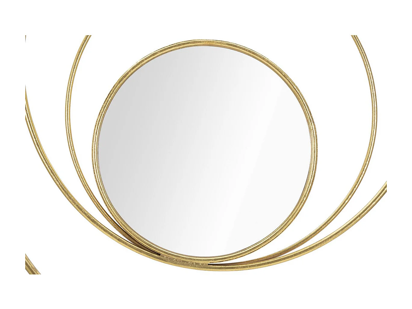 Ingelijste Spiegel MF500, Goud, 80x3,5x80 cm, Seven Design