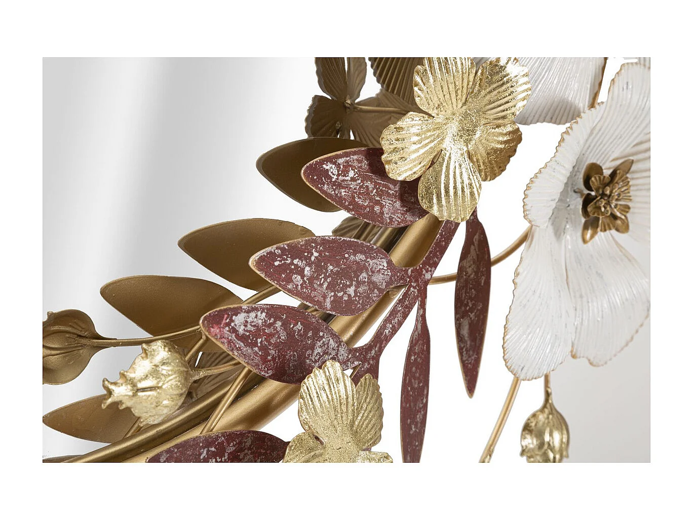 Ingelijste Spiegel Bloemen 58, Veelkleurig, 74,9x7,6x72,4 cm, Epikasa