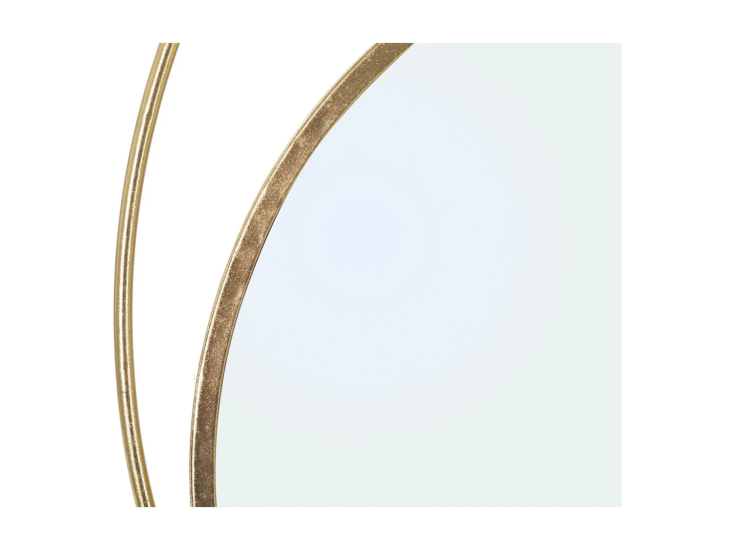 Ingelijste Spiegel Maan 3, Goud, 90x3x83 cm, Seven Design