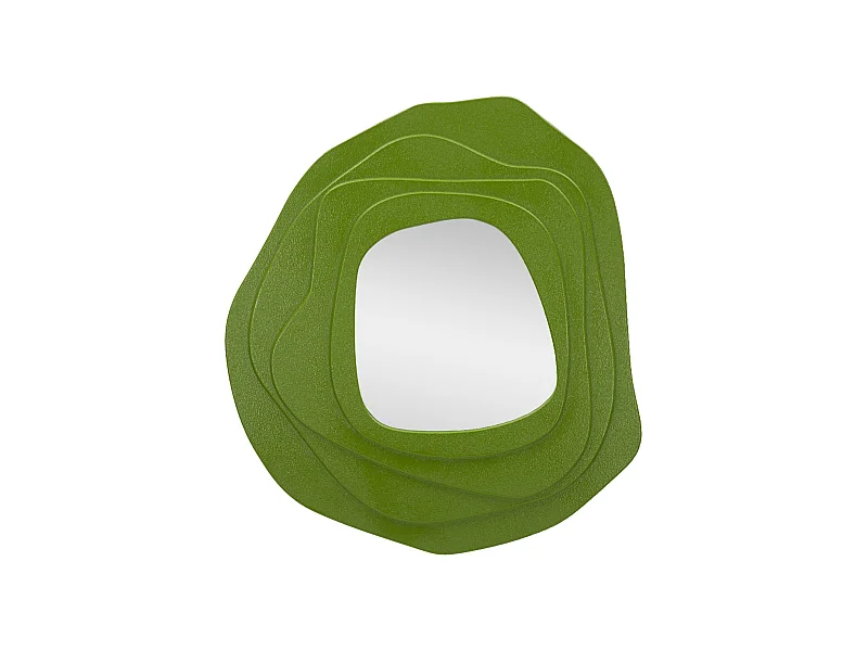 Specchio con Cornice MF477, Verde, 90x4x97 cm, Seven Design