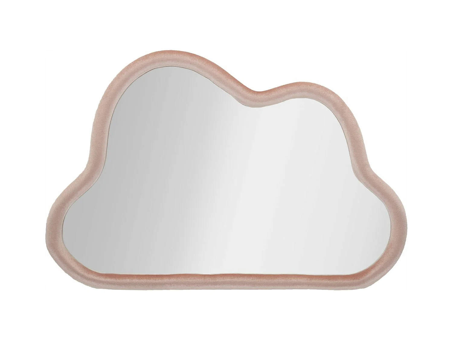Miroir avec Cadre Nuage, Rose, 90x4x60 cm, Epikasa