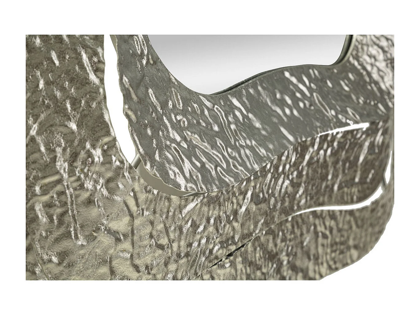 Miroir avec Cadre MF507, Argent, 74x7x79 cm, Seven Design