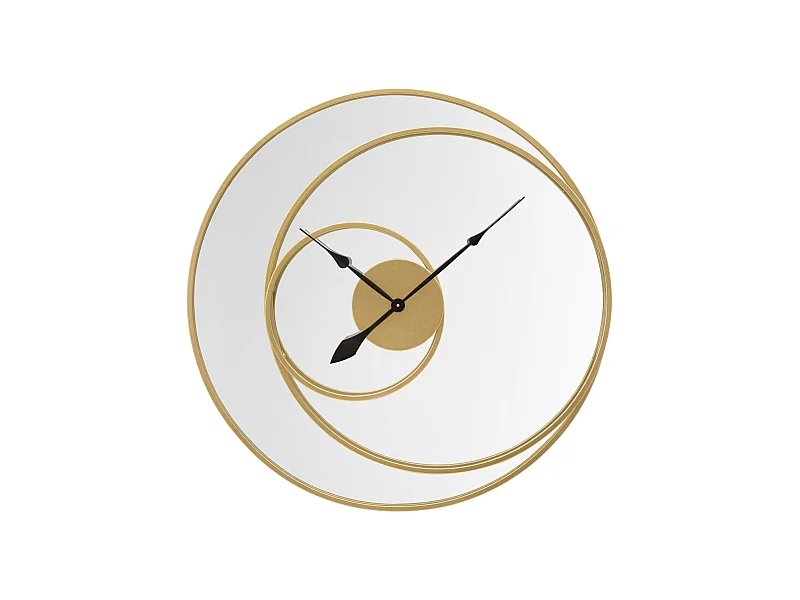 Orologio da Parete Luna, Oro, 90x5,5x90 cm, Seven Design