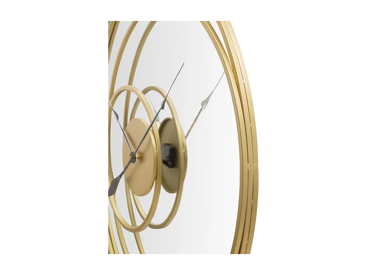 Horloge Murale Luna, Or, 90x5,5x90 cm, Epikasa