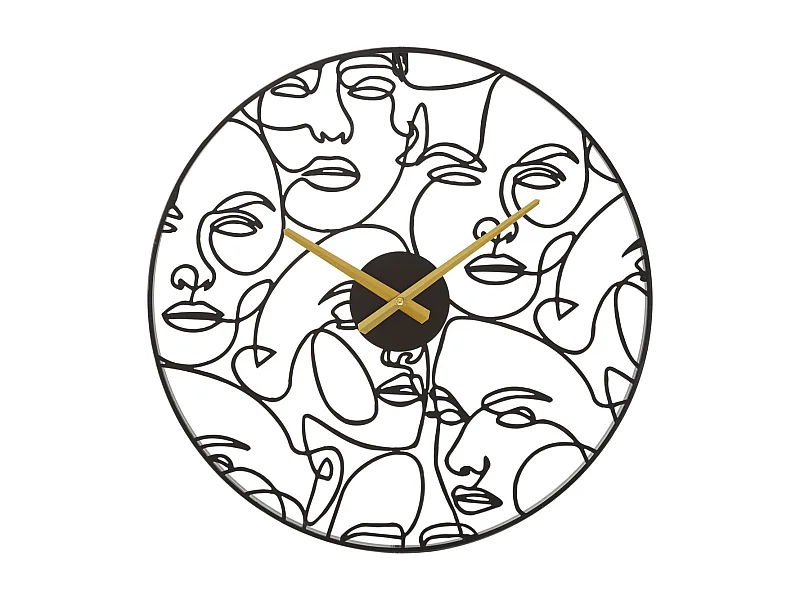 Relógio de Parede MF242, Preto, 50x3,5x50 cm, Epikasa