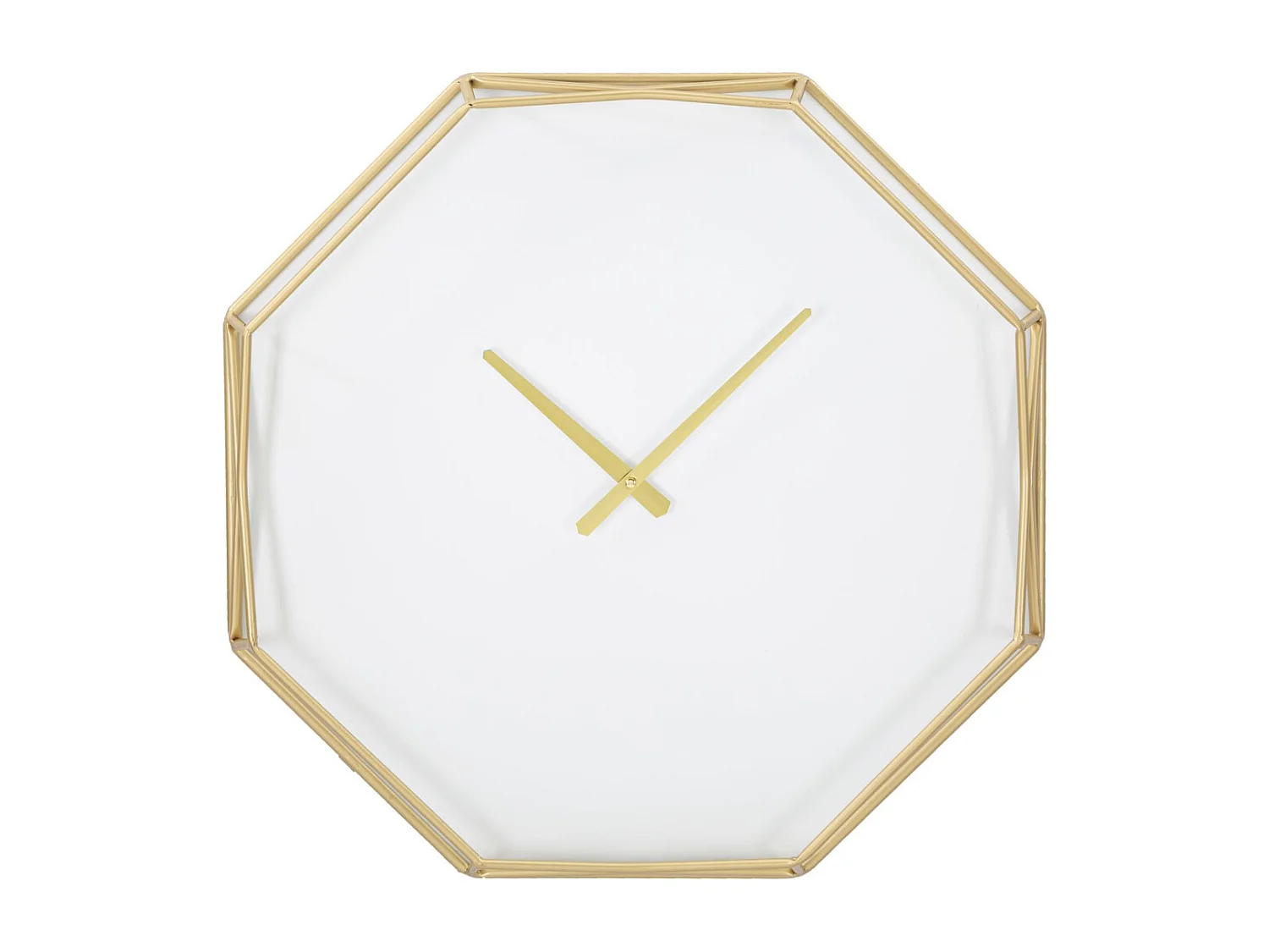 Zegar ścienny MF281, Złoto, 56x6,5x56 cm, Seven Design