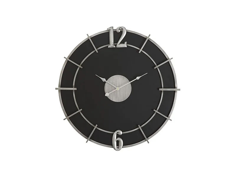 Zegar ścienny MF252, Czarny, 60x4,5x60 cm, Seven Design
