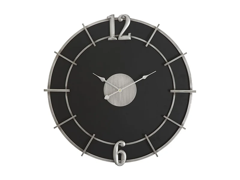 Zegar ścienny MF252, Czarny, 60x4,5x60 cm, Seven Design