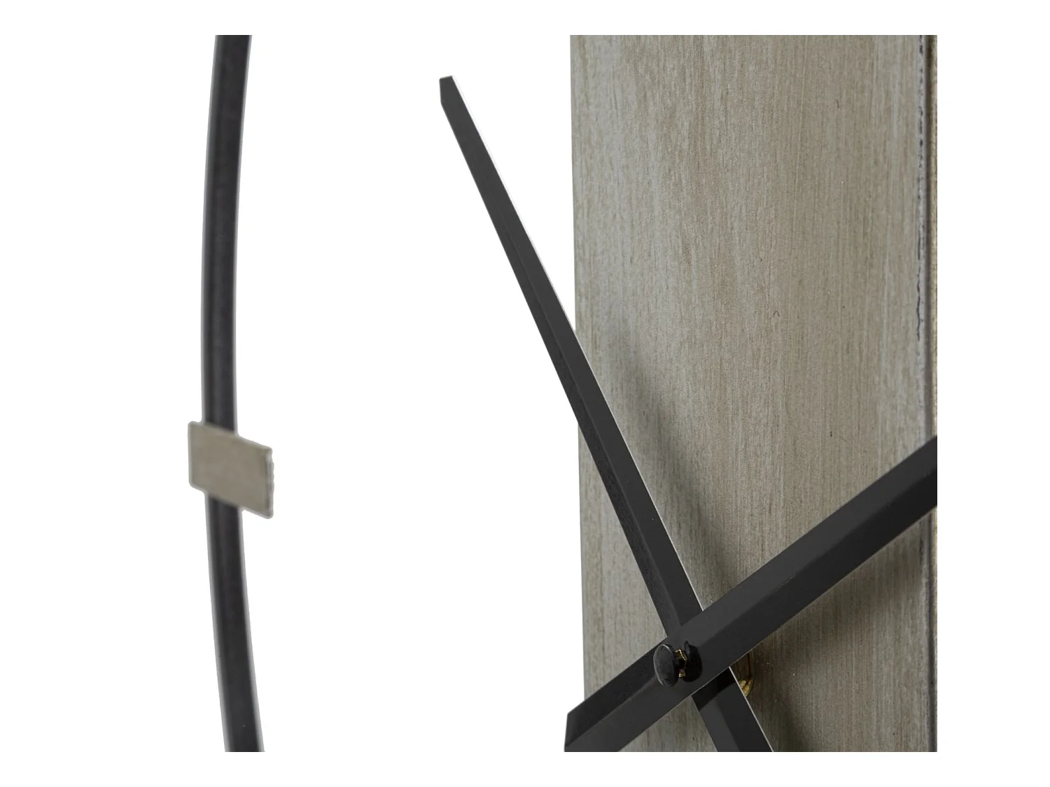 Wandklok MF240, Zilver, 61x4,5x63 cm, Epikasa