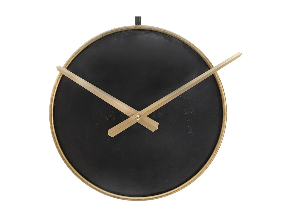 Horloge Murale MF244, Noir, 61x4,5x61 cm, Seven Design