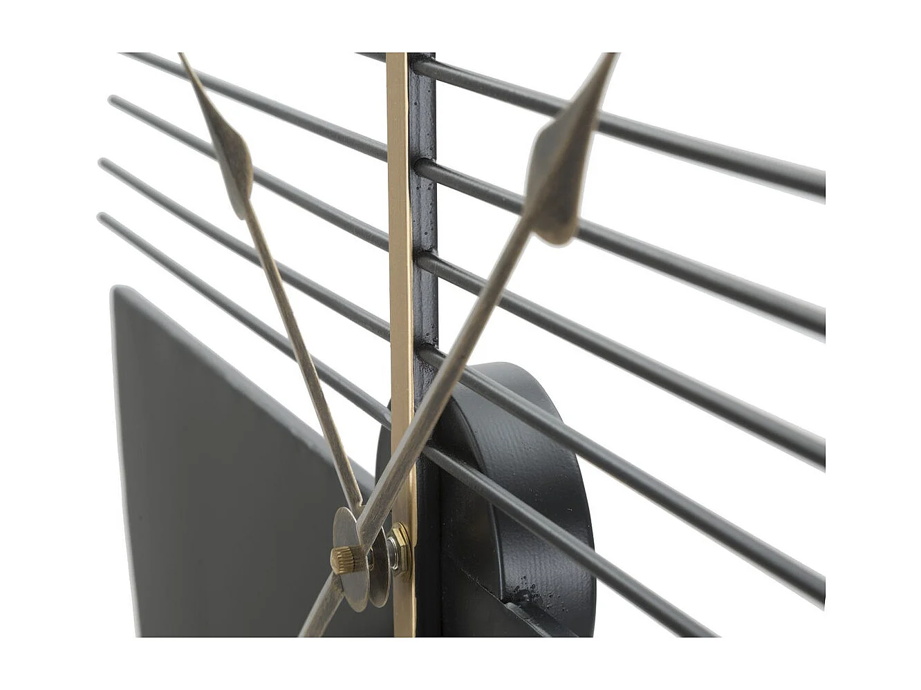 Horloge Murale MF236, Noir, 60x4,5x60 cm, Seven Design