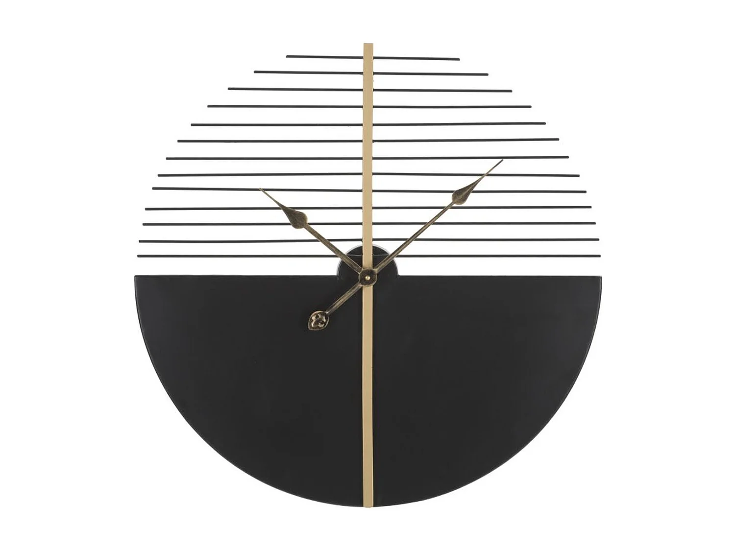 Horloge Murale MF236, Noir, 60x4,5x60 cm, Seven Design