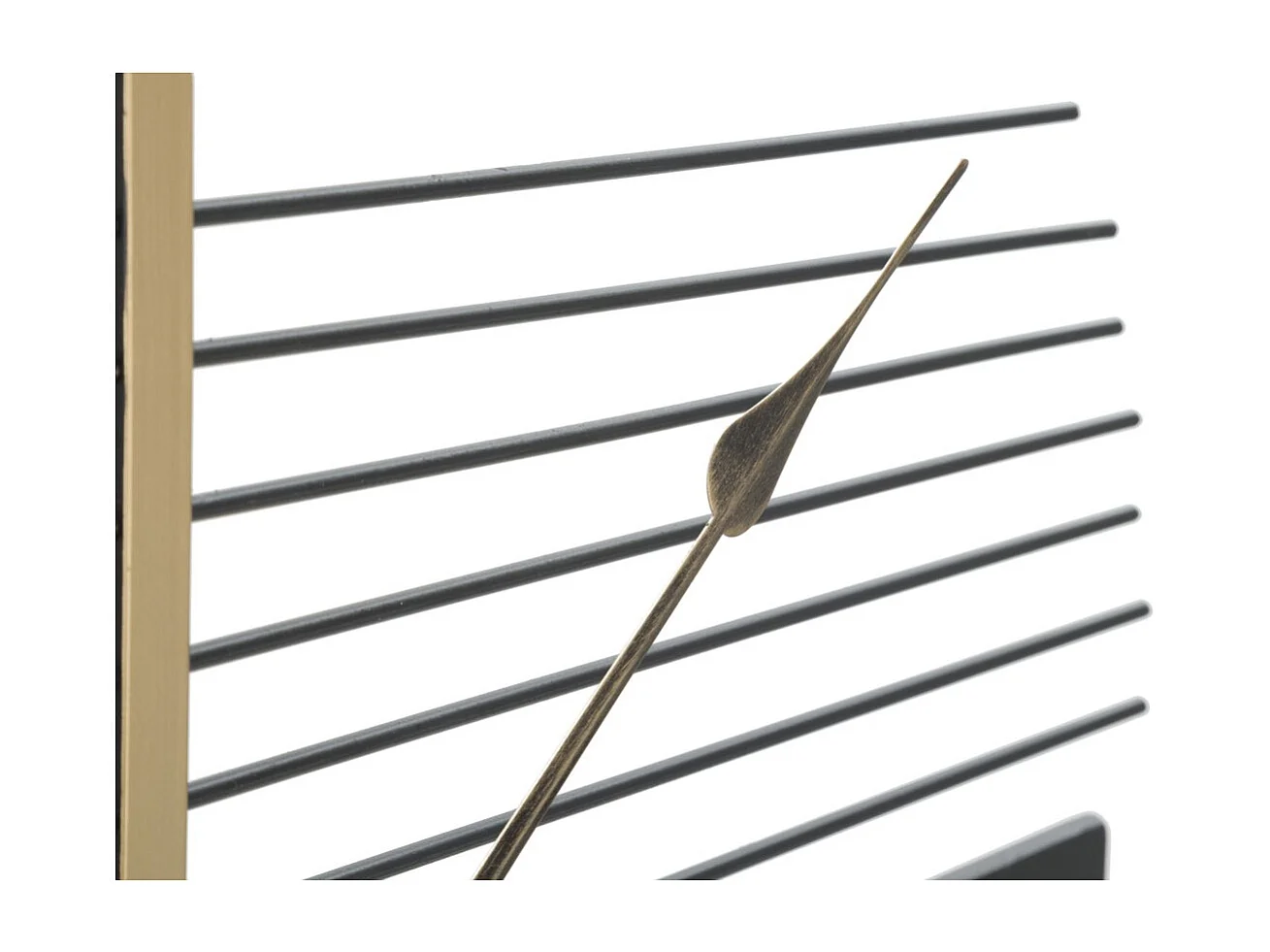 Horloge Murale MF236, Noir, 60x4,5x60 cm, Seven Design