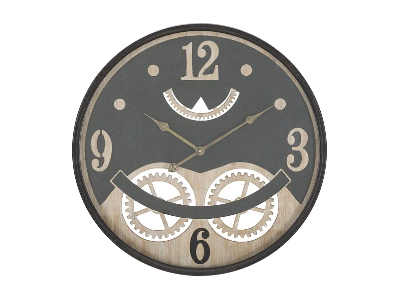 Horloge Murale MF271, Gris, 67x6,5x67 cm, Seven Design
