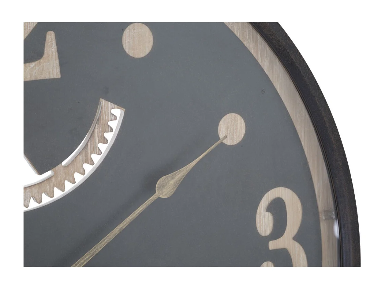 Horloge Murale MF271, Gris, 67x6,5x67 cm, Seven Design