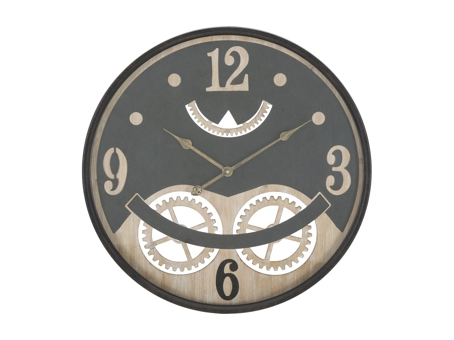 Horloge Murale MF271, Gris, 67x6,5x67 cm, Seven Design