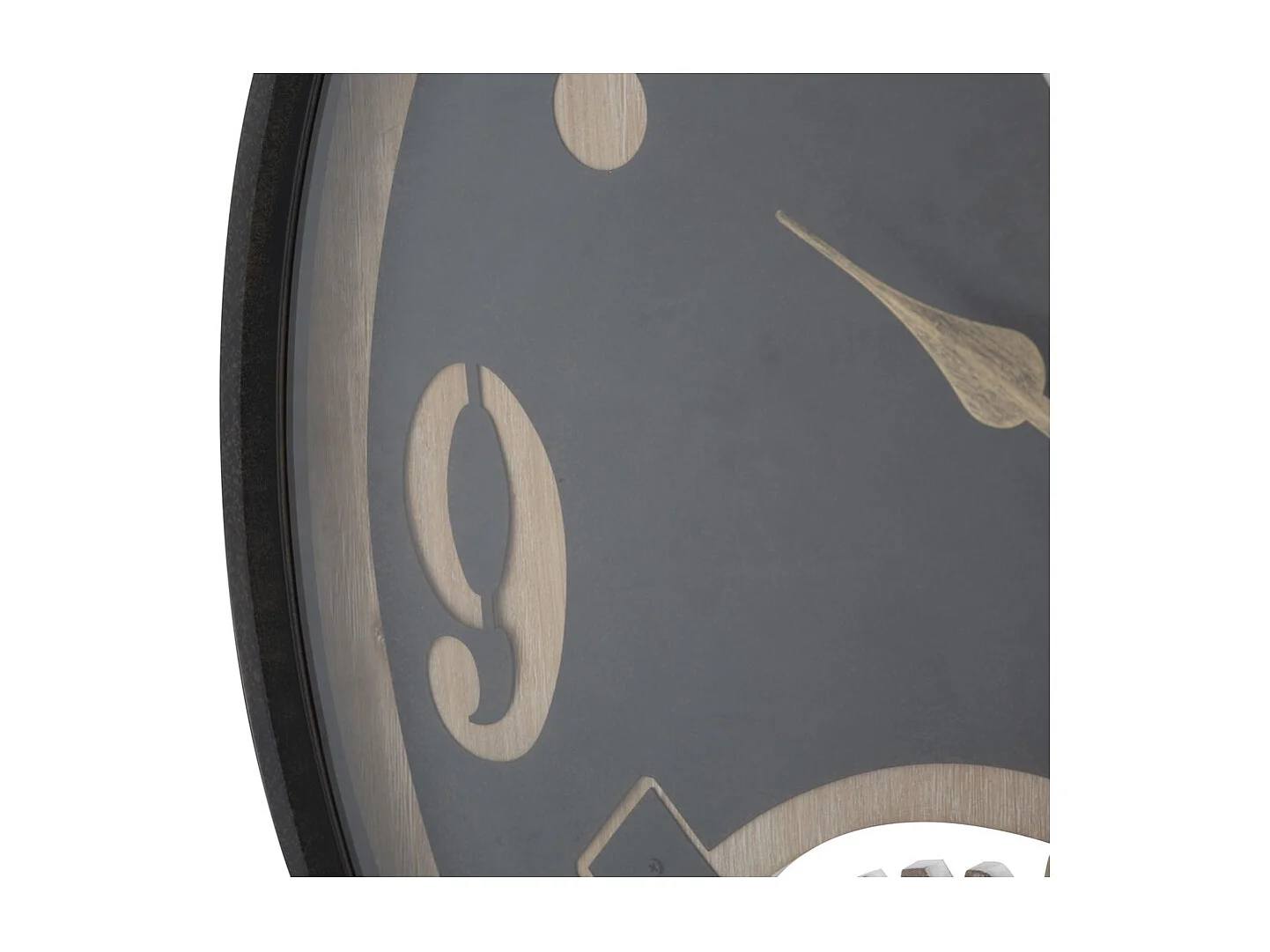 Horloge Murale MF271, Gris, 67x6,5x67 cm, Seven Design