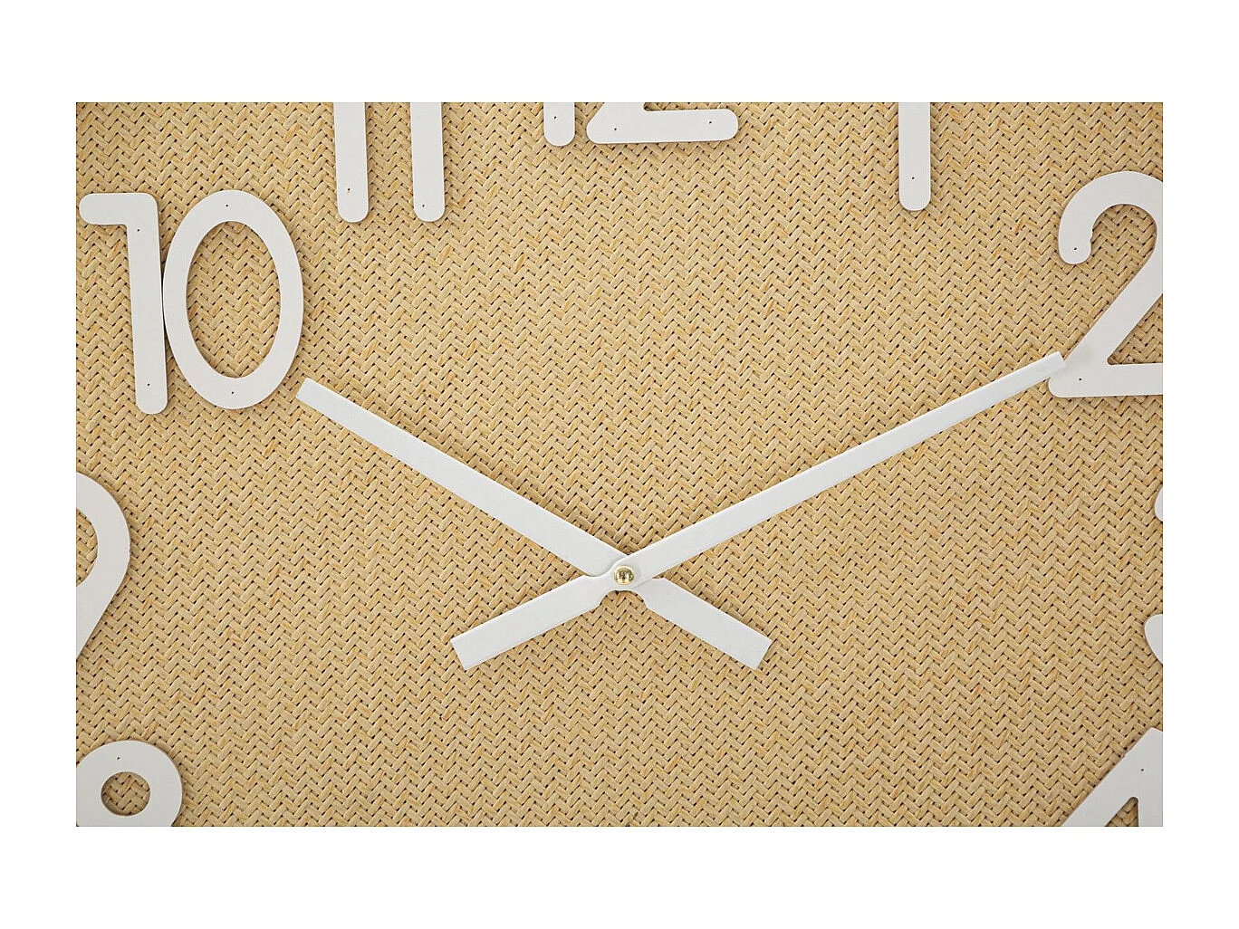 Horloge Murale MF234, Marron, 60x4,5x60 cm, Seven Design