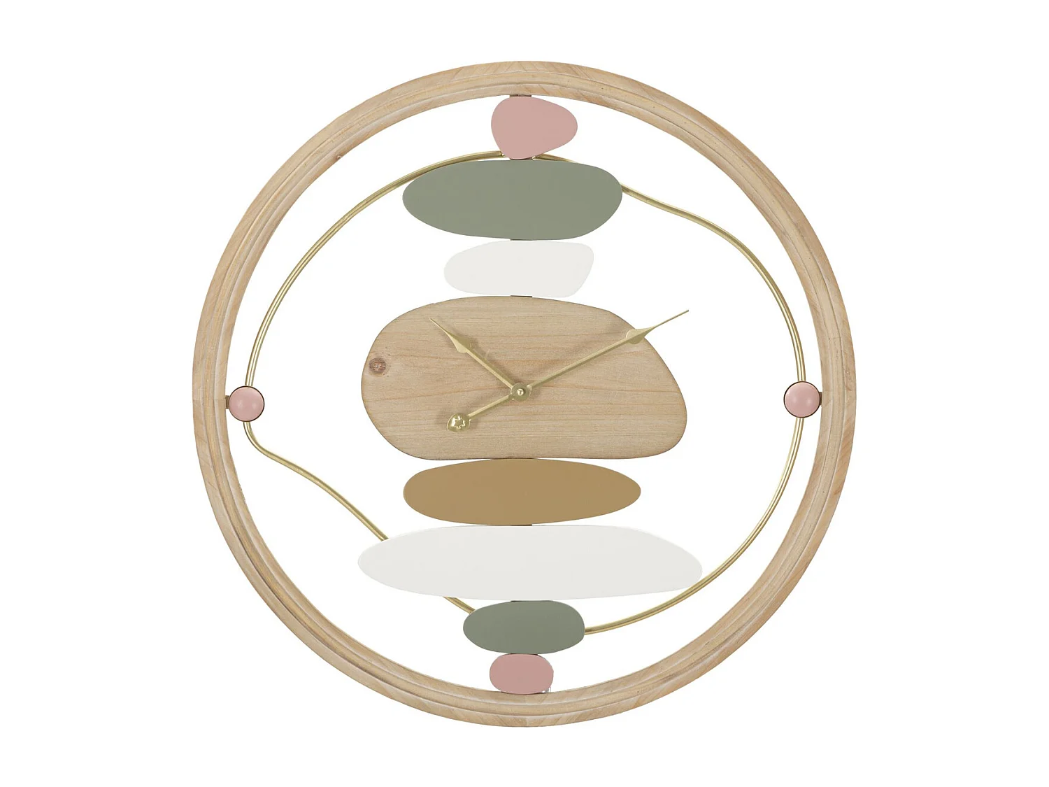 Horloge Murale MF267, Multicouleur, 57x3,8x57 cm, Seven Design