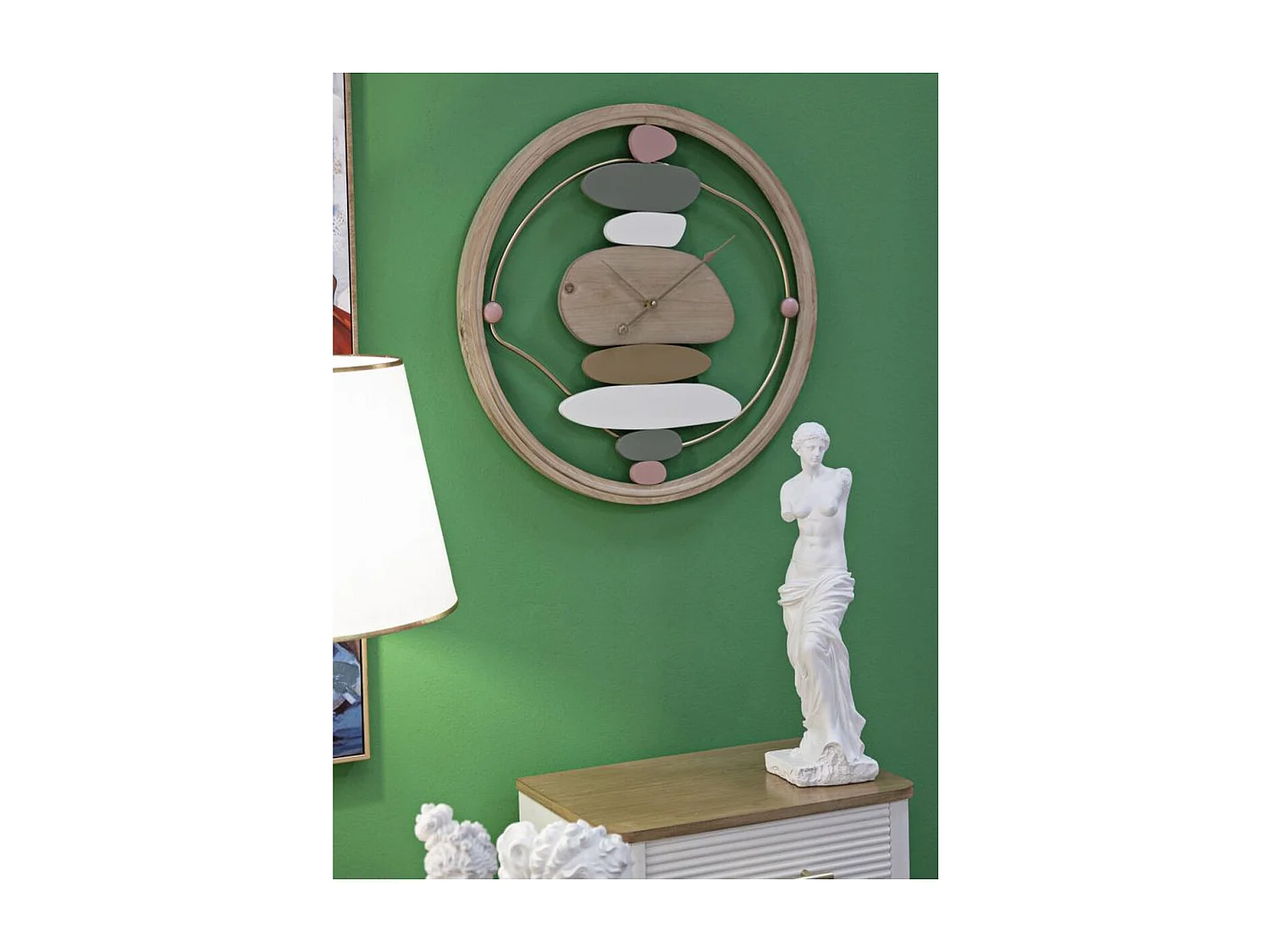 Horloge Murale MF267, Multicouleur, 57x3,8x57 cm, Seven Design