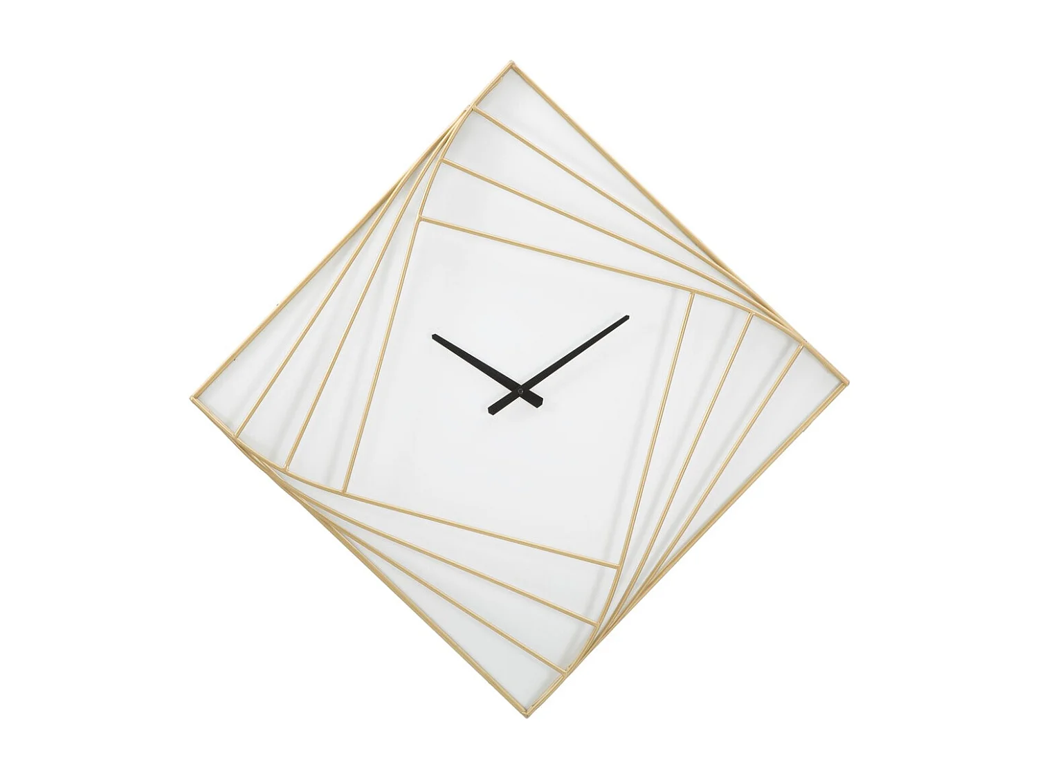 Horloge Murale MF280, Or, 85x6x85 cm, Seven Design