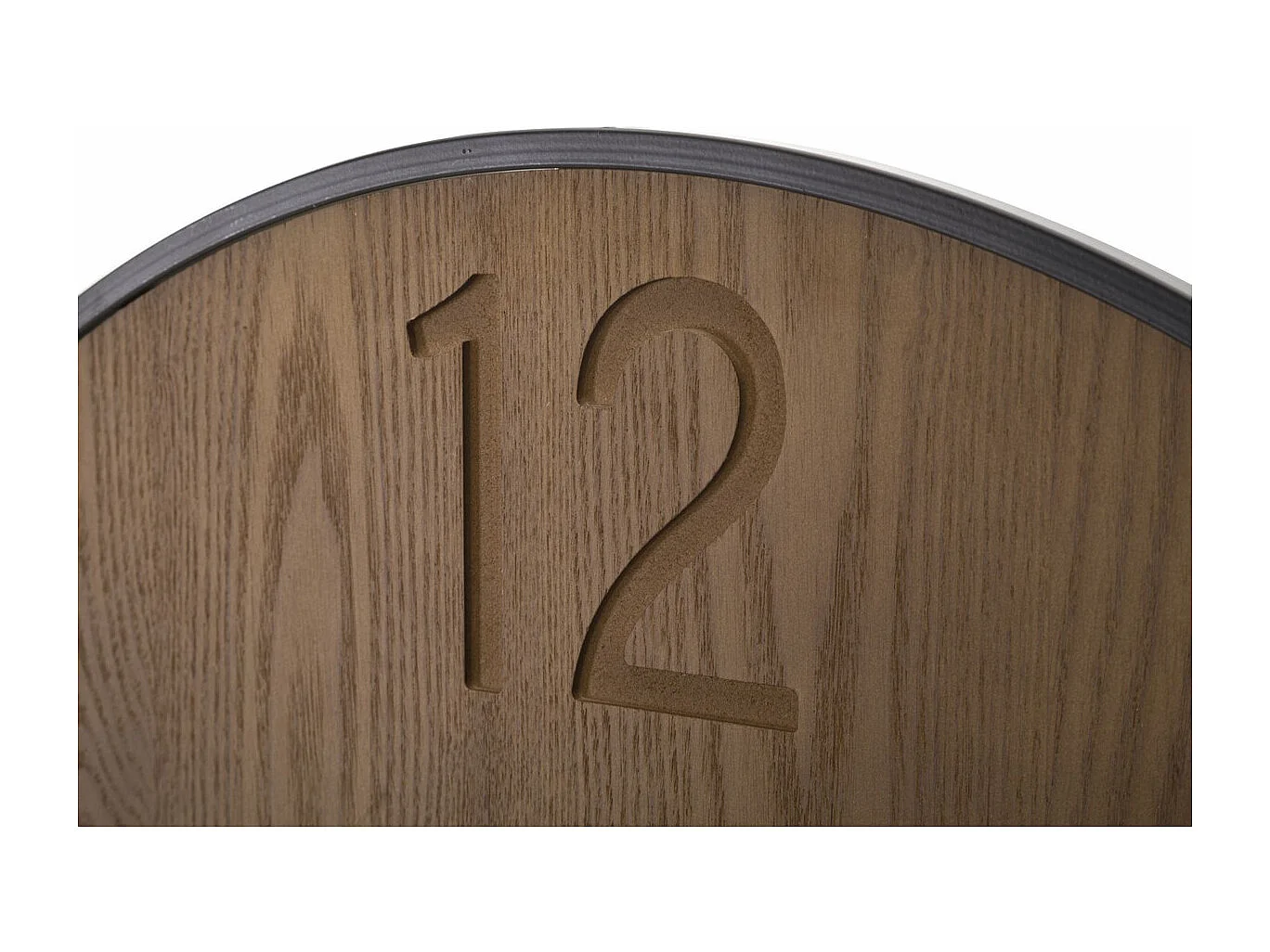 Horloge Murale MF260, Marron, 60x2x60 cm, Seven Design