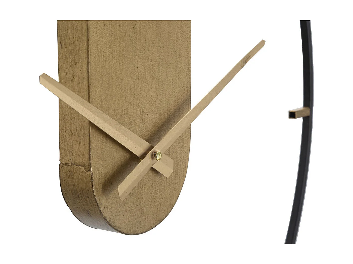 Wandklok MF243, Zwart, 60x4,5x60 cm, Seven Design