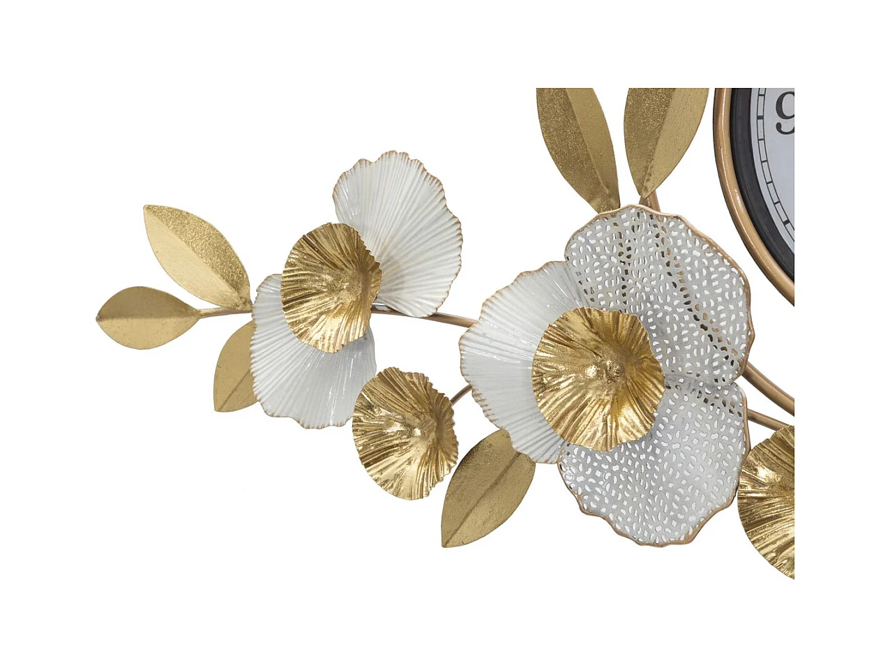 Horloge Murale MF282, Or, 92,5x8x45,5 cm, Seven Design