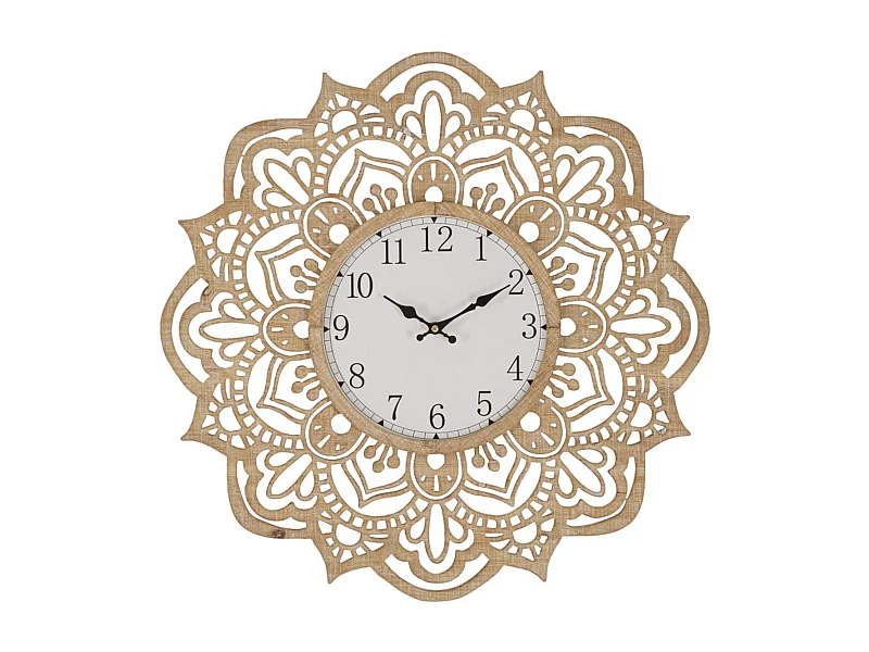 Relógio de Parede MF232, Castanho, 60x4,5x60 cm, Epikasa