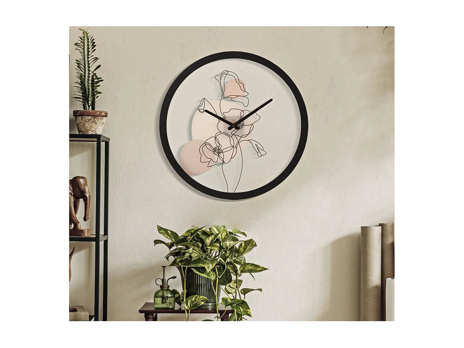 Horloge Murale MF285, Multicouleur, 40x3,5x40 cm, Seven Design