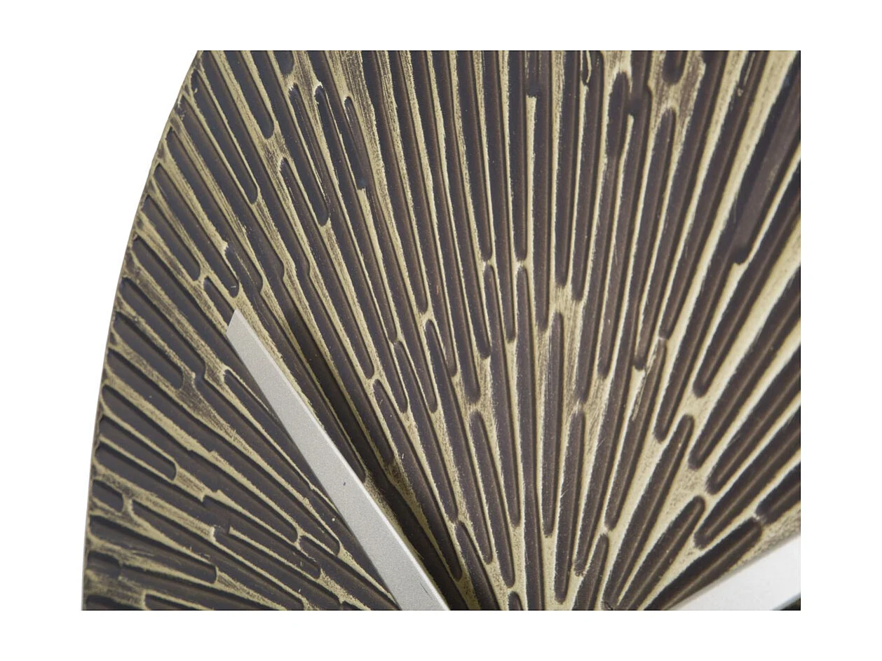 Horloge Murale MF241, Bronze, 50x3,5x50 cm, Seven Design