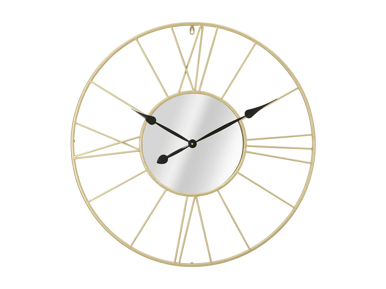 Horloge Murale MF283, Or, 80x6x80 cm, Seven Design