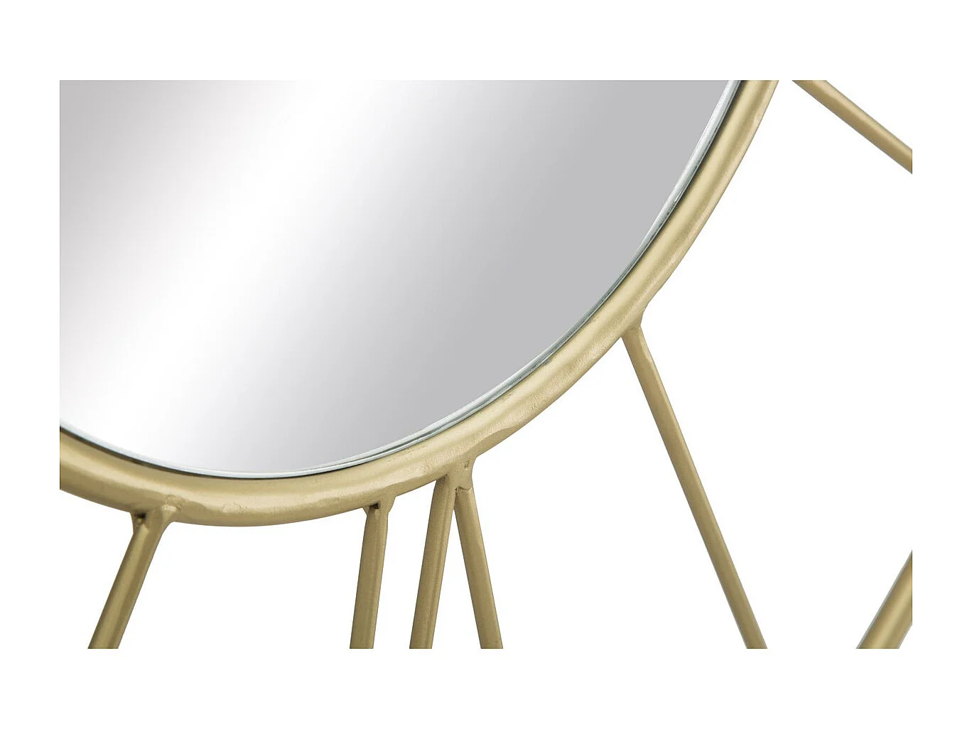 Horloge Murale MF283, Or, 80x6x80 cm, Seven Design