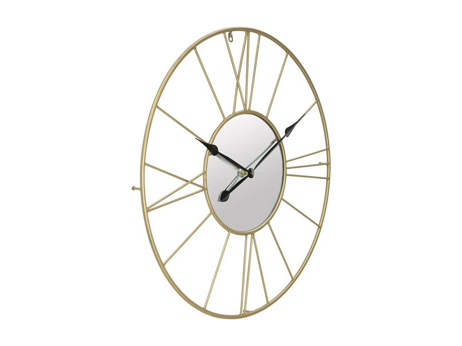 Horloge Murale MF283, Or, 80x6x80 cm, Seven Design