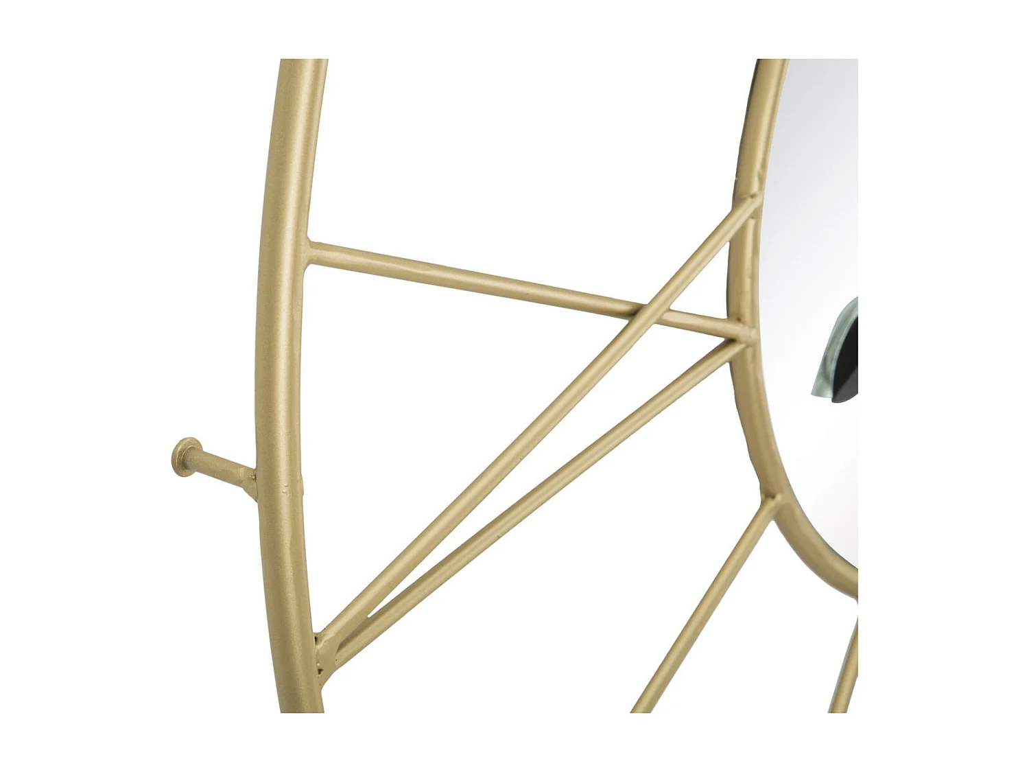 Horloge Murale MF283, Or, 80x6x80 cm, Seven Design