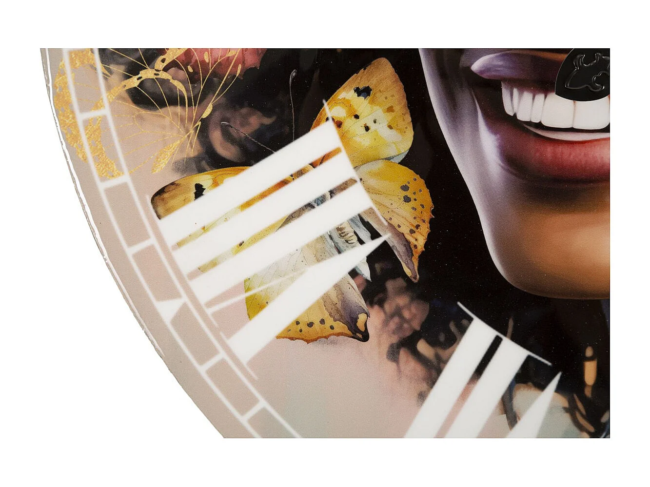 Horloge Murale Afrique 3, Multicouleur, 60x4,5x60 cm, Seven Design