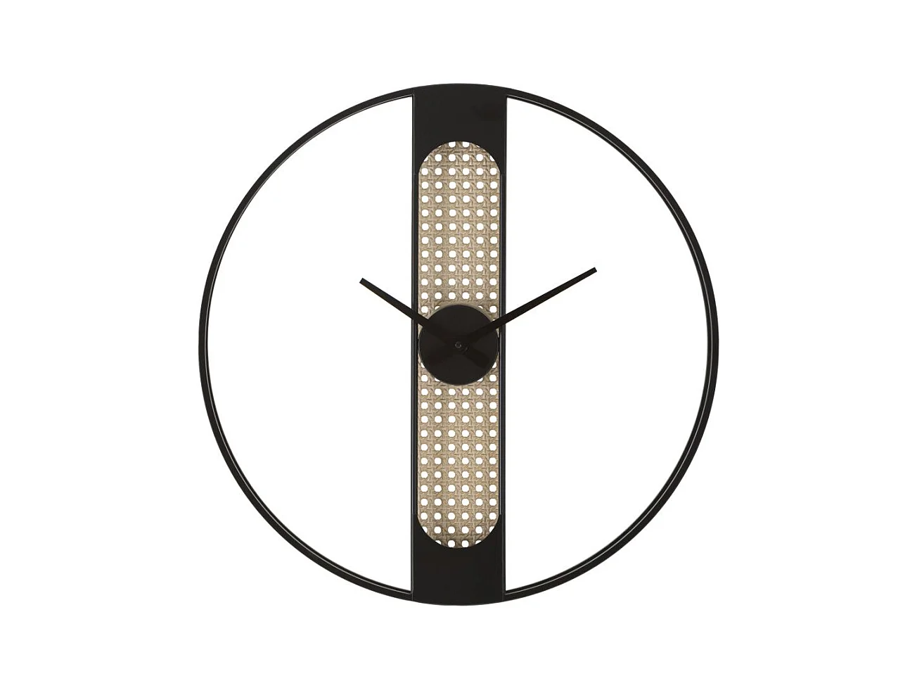 Horloge Murale MF239, Noir, 60x5x60 cm, Epikasa