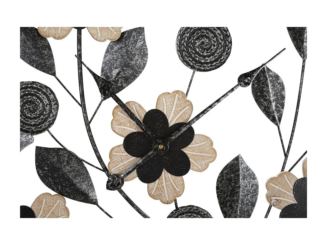 Horloge Murale MF250, Noir, 5,5x5,5x67 cm, Seven Design