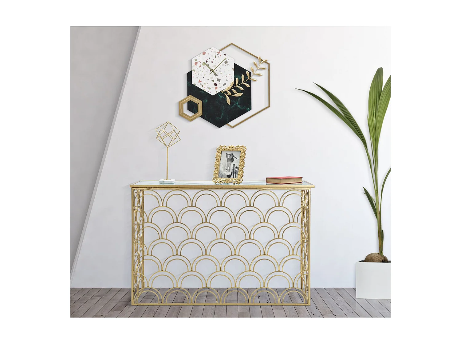 Horloge Murale MF248, Multicouleur, 62x4,5x62 cm, Seven Design