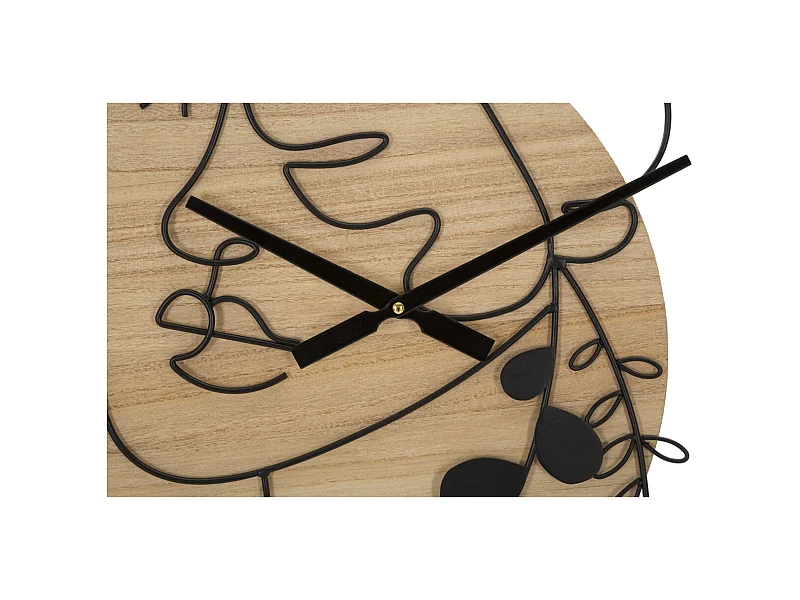 Wandklok MF268, Bruin, 60x2x60 cm, Seven Design