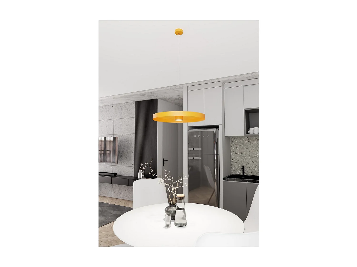 Suspension Solis, Orange, 50x140x50 cm, Epikasa