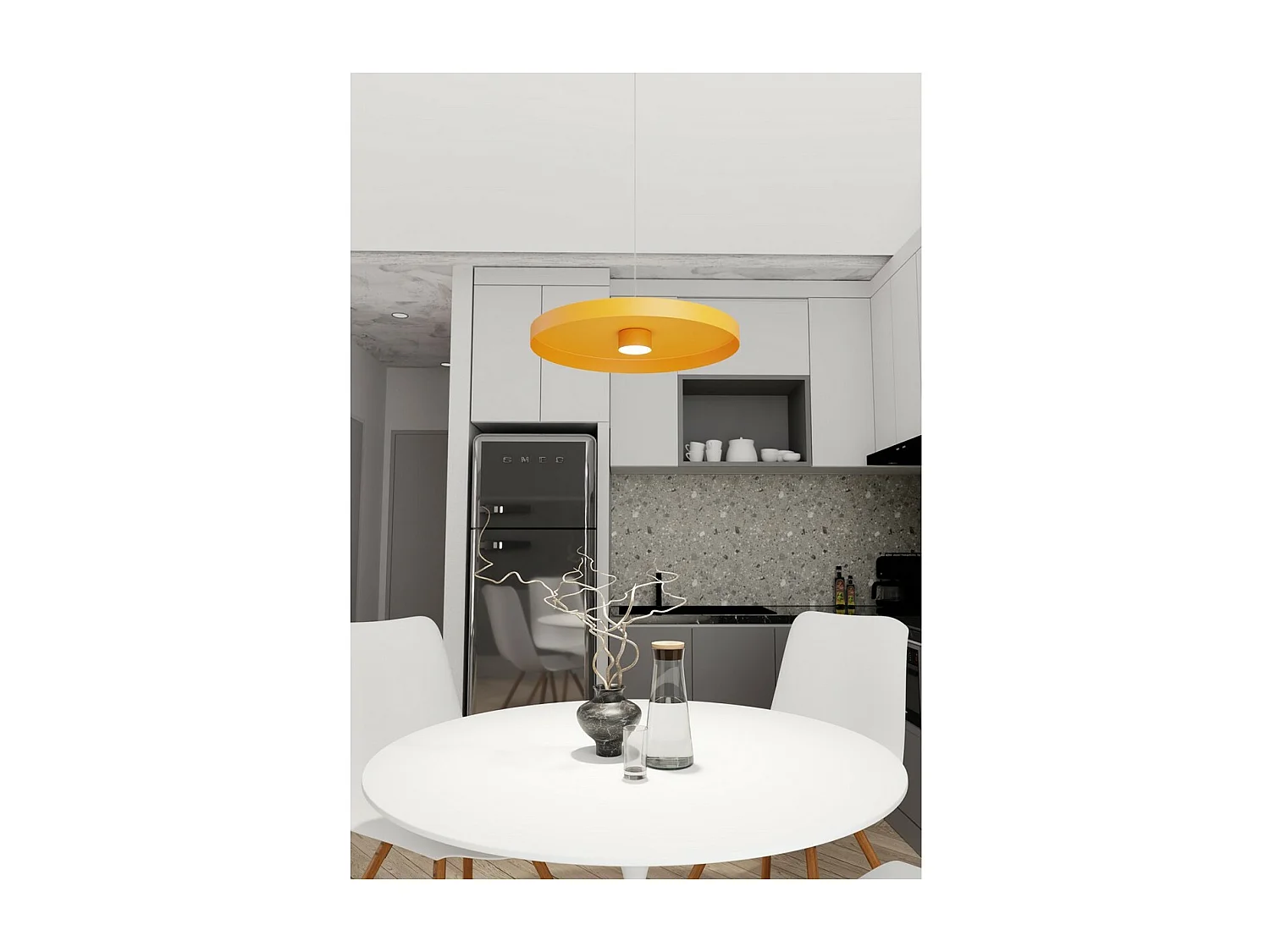 Suspension Solis, Orange, 50x140x50 cm, Epikasa